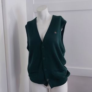 Vintage arnold palmer | dark green sweater vest